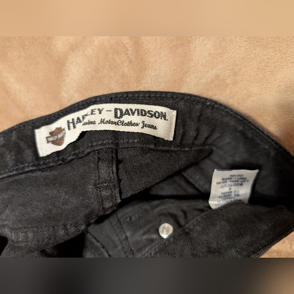 Authentic Harley-Davidson® Women's s Dark Black Jeans Size 4 - Picture 2 of 10